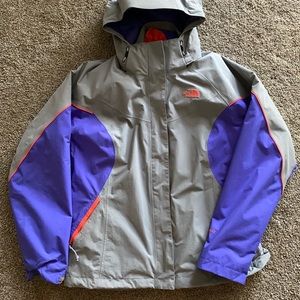 North Face 3 in 1 Jacket Sz Large